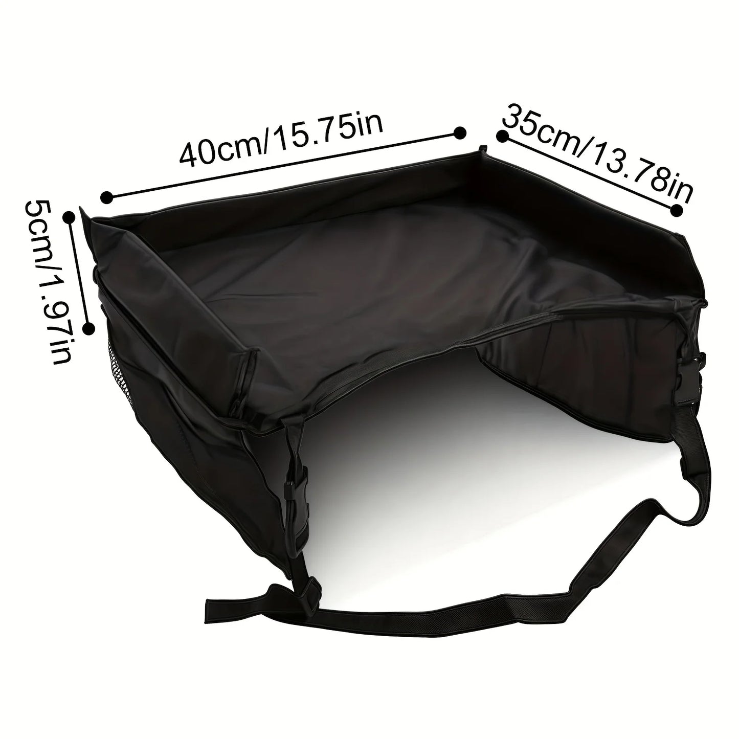 Car Seat Tray For Kid Foldable Multiple Pockets Waterproof Car Holder Table Portable Large Capacity Table For Dining Drawing Car